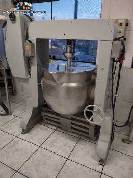 Stainless steel tilting mixing bowl